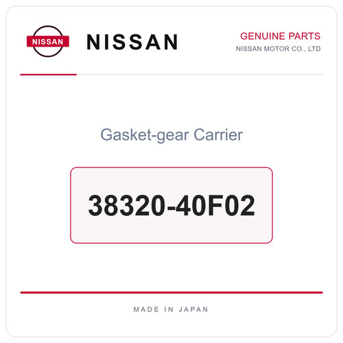 Nissan genuine 38320 40f02 - genuine, 38320-40f02